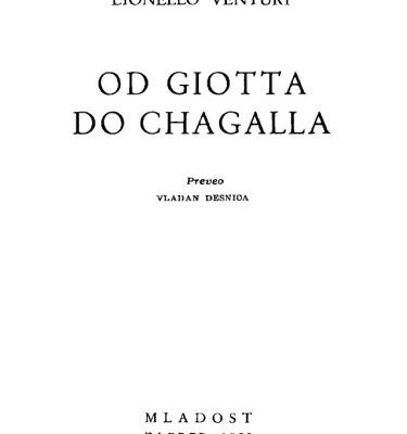 خرید و دانلود نسخه کامل کتاب Od Giotta do Chagalla
