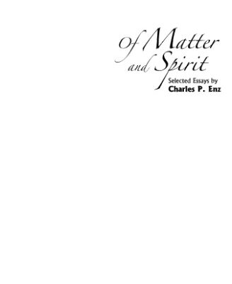 خرید و دانلود نسخه کامل کتاب Of matter and spirit: Selected essays