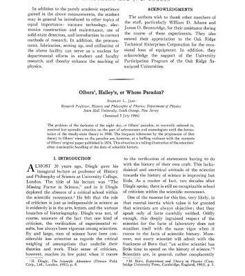 خرید و دانلود نسخه کامل کتاب Olbers’, Halley’s, or Whose Paradox?