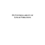 خرید و دانلود نسخه کامل کتاب On Controllability of Linear Vibrations
