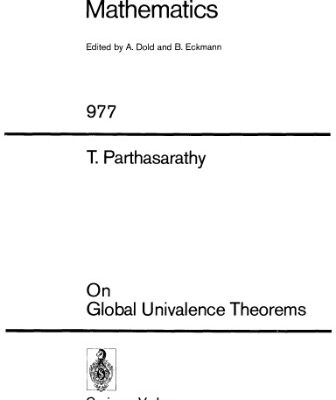 خرید و دانلود نسخه کامل کتاب On Global Univalence Theorems