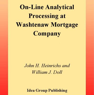 خرید و دانلود نسخه کامل کتاب On-Line Analytical Processing at Washtenaw Mortgage Company