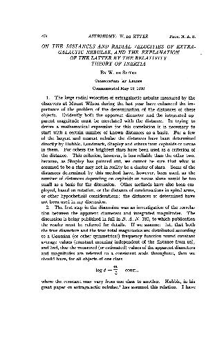 خرید و دانلود نسخه کامل کتاب On the distances and radial velocities of extra-galactic nebulae, and explanation of the latter by the relativity theory of inertia_68be840f835a5.jpeg خرید و دانلود نسخه کامل کتاب On the distances and radial velocities of extra-galactic nebulae, and explanation of the latter by the relativity theory of inertia