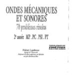 خرید و دانلود نسخه کامل کتاب Ondes mécaniques et sonores – 70 Problèmes résolus