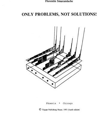 خرید و دانلود نسخه کامل کتاب Only Problems Not Solutions