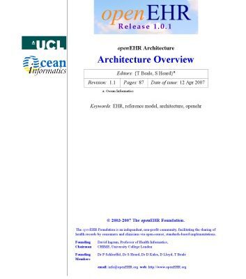 خرید و دانلود نسخه کامل کتاب openEHR – Architecture Overview