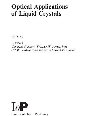 خرید و دانلود نسخه کامل کتاب Optical Applications of Liquid Crystals