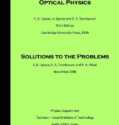 خرید و دانلود نسخه کامل کتاب Optical physics solutions to the problems