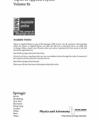 خرید و دانلود نسخه کامل کتاب Optical properties of nanostructured random media