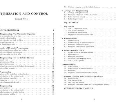خرید و دانلود نسخه کامل کتاب Optimisation and Control