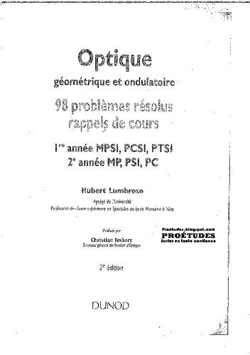 خرید و دانلود نسخه کامل کتاب Optique géométrique et ondulatoire – 98 Problèmes résolus et rappels de cours_68be74c18abab.jpeg خرید و دانلود نسخه کامل کتاب Optique géométrique et ondulatoire – 98 Problèmes résolus et rappels de cours