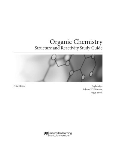 خرید و دانلود نسخه کامل کتاب Organic Chemistry: Structure and Reactivity Study Guide_68d30d84b1cc0.jpeg خرید و دانلود نسخه کامل کتاب Organic Chemistry: Structure and Reactivity Study Guide