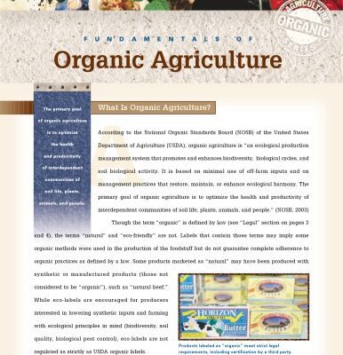 خرید و دانلود نسخه کامل کتاب Organic – Fundamentals of Organic Agriculture