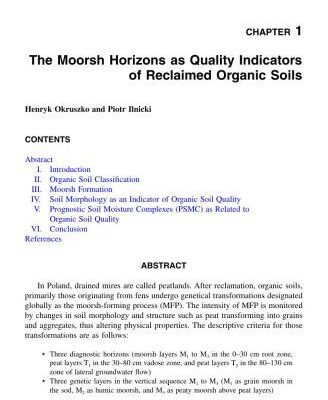 خرید و دانلود نسخه کامل کتاب Organic Soils and Peat Materials for Sustainable Agriculture