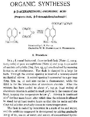 خرید و دانلود نسخه کامل کتاب Organic Syntheses An annual publication of satisfactory methods