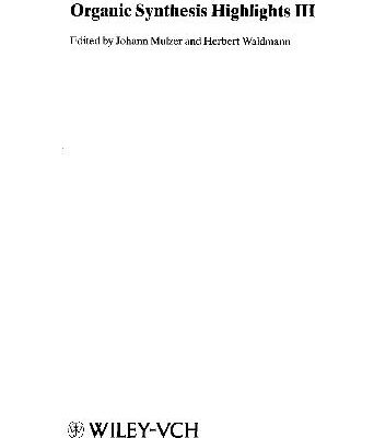خرید و دانلود نسخه کامل کتاب Organic Synthesis Highlights