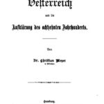 خرید و دانلود نسخه کامل کتاب Österreich und die Aufklärung des achtzehnten Jahrhunderts