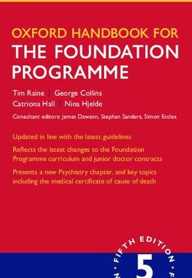 خرید و دانلود نسخه کامل کتاب Oxford Handbook for Foundation Programme