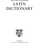 خرید و دانلود نسخه کامل کتاب Oxford Latin Dictionary