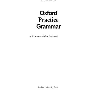 خرید و دانلود نسخه کامل کتاب Oxford Practice Grammar