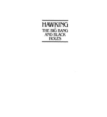 خرید و دانلود نسخه کامل کتاب Papers on the Big Bang and Black Holes