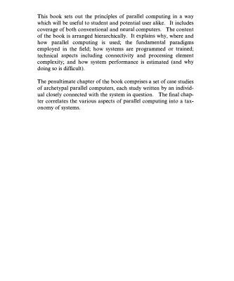 خرید و دانلود نسخه کامل کتاب Parallel Computing: Principles and Practice