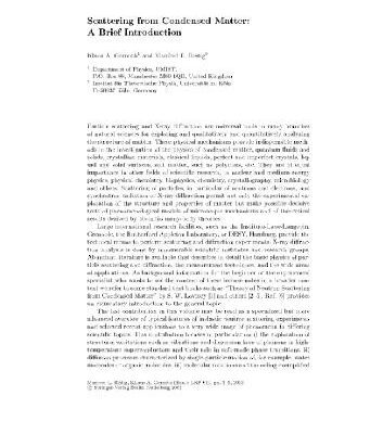 خرید و دانلود نسخه کامل کتاب Particle Scattering, X-Ray Diffraction, and Microstructure of Solids and Liquids