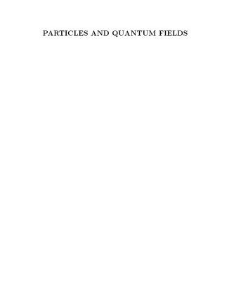 خرید و دانلود نسخه کامل کتاب Particles and quantum fields