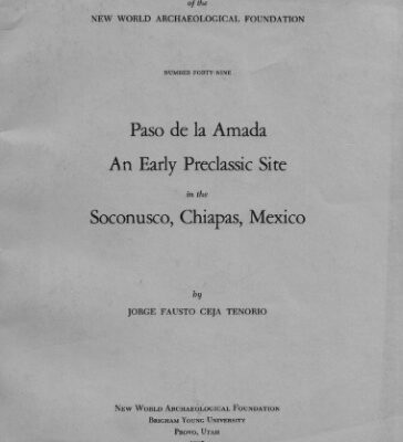 خرید و دانلود نسخه کامل کتاب Paso de la Amada, An Early Preclassic Site in the Soconusco, Chiapas, Mexico