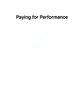 خرید و دانلود نسخه کامل کتاب Paying for Performance: A Guide to Compensation Management, 2nd Edition