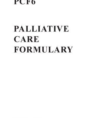 خرید و دانلود نسخه کامل کتاب PCF6 : palliative care formulary