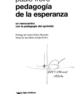 خرید و دانلود نسخه کامل کتاب Pedagogía de la esperanza: un reencuentro con la pedagogía del oprimido