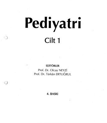 خرید و دانلود نسخه کامل کتاب Pediyatri Cilt 1
