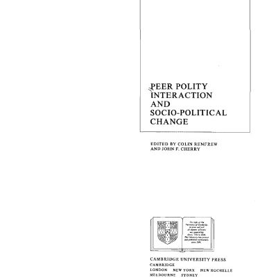 خرید و دانلود نسخه کامل کتاب Peer Polity Interaction and Socio-political Change (New Directions in Archaeology)