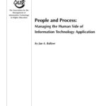 خرید و دانلود نسخه کامل کتاب People and process: Managing the human side of information technology application (Professional paper series)