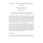 خرید و دانلود نسخه کامل کتاب Percolation and Random Walks on Graphs