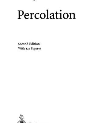 خرید و دانلود نسخه کامل کتاب Percolation