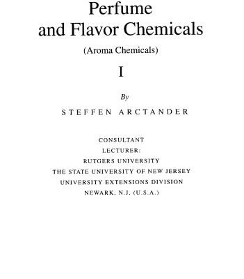 خرید و دانلود نسخه کامل کتاب Perfume and Flavor Chemicals Volume 1 and 2