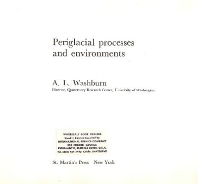 خرید و دانلود نسخه کامل کتاب Periglacial Processes and Environments