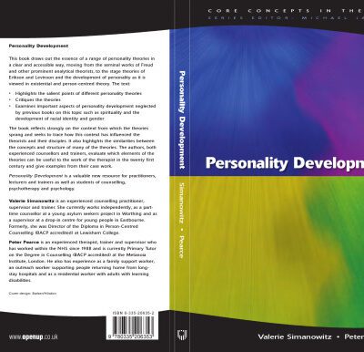 خرید و دانلود نسخه کامل کتاب Personality Development (Core Concepts in Therapy)