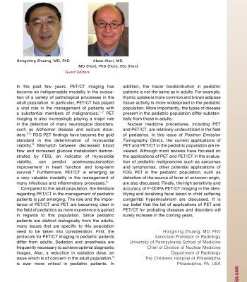 خرید و دانلود نسخه کامل کتاب PET Clinics Vol 3 Issue 03 2009 Pediatric PET Imaging