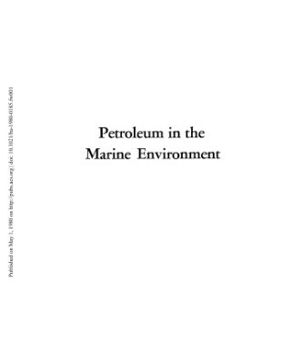 خرید و دانلود نسخه کامل کتاب Petroleum in the Marine Environment