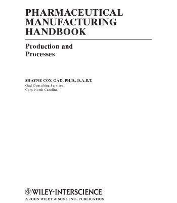 خرید و دانلود نسخه کامل کتاب Pharmaceutical Manufacturing Handbook Production and Processes