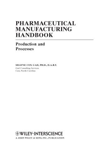 خرید و دانلود نسخه کامل کتاب Pharmaceutical Manufacturing Handbook Production and Processes_68bb9d033be46.jpeg خرید و دانلود نسخه کامل کتاب Pharmaceutical Manufacturing Handbook Production and Processes