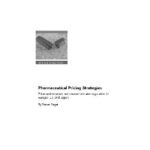 خرید و دانلود نسخه کامل کتاب Pharmaceutical Pricing Strategies