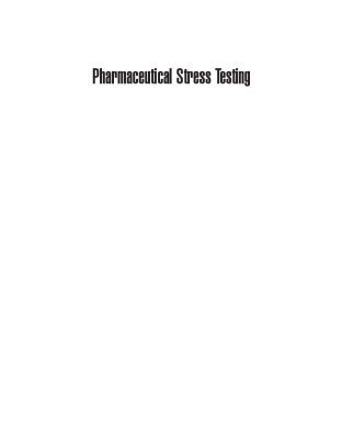 خرید و دانلود نسخه کامل کتاب Pharmaceutical Stress Testing