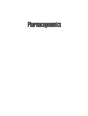 خرید و دانلود نسخه کامل کتاب Pharmacogenomics