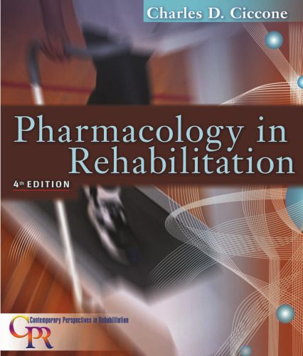 خرید و دانلود نسخه کامل کتاب Pharmacology in Rehabilitation Ciccone_68d43f1195b92.jpeg خرید و دانلود نسخه کامل کتاب Pharmacology in Rehabilitation Ciccone