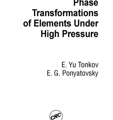 خرید و دانلود نسخه کامل کتاب Phase transformations of elements under high pressure (CRC 2005)