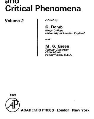 خرید و دانلود نسخه کامل کتاب Phase Transitions and Critical Phenomena, Vol. 2